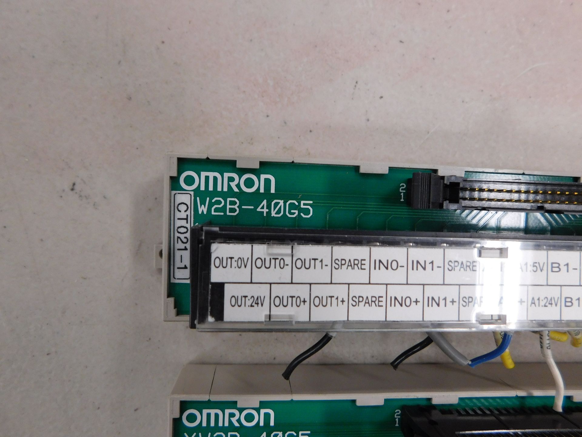 Lot of 4 Omron W2B-40G5 - Image 2 of 2