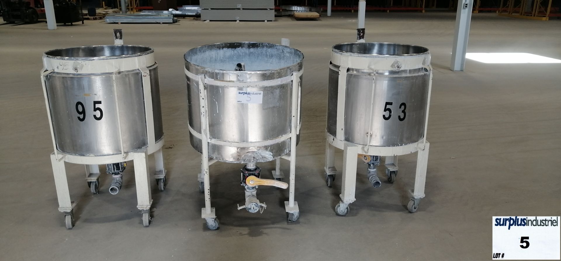 3 stainless steel tank