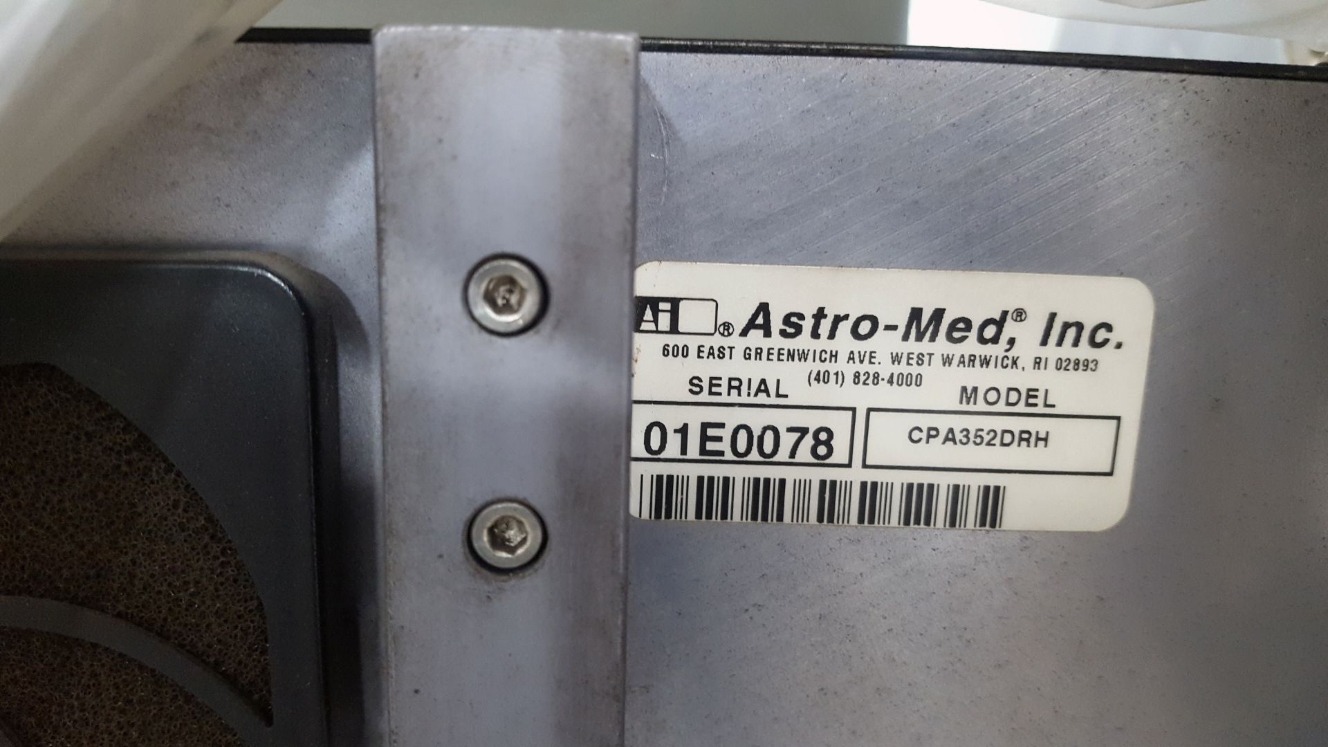 Astro-med labeling machine Model: CPA352HD *Item location : Montreal - Image 4 of 4