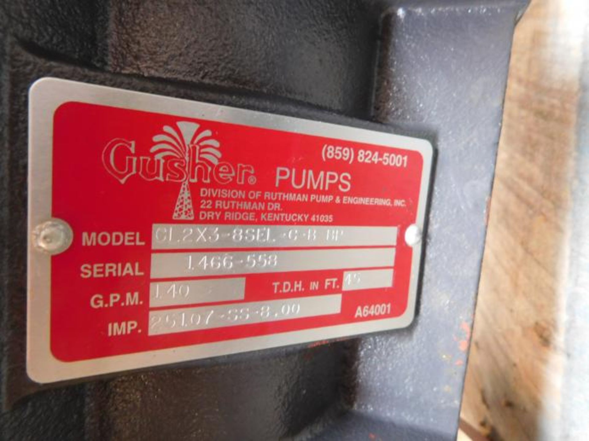 GUSHER PUMP G.P.M: 140 *NEW - Image 3 of 8