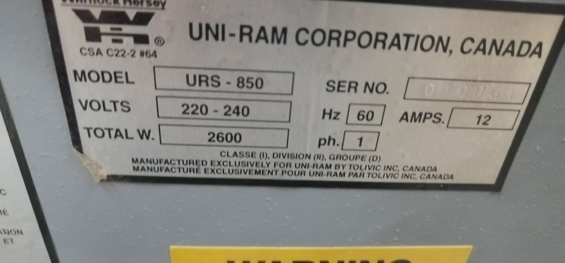 2 Uni-ram Solvent Recycler Sytem URS-800 - Image 5 of 8