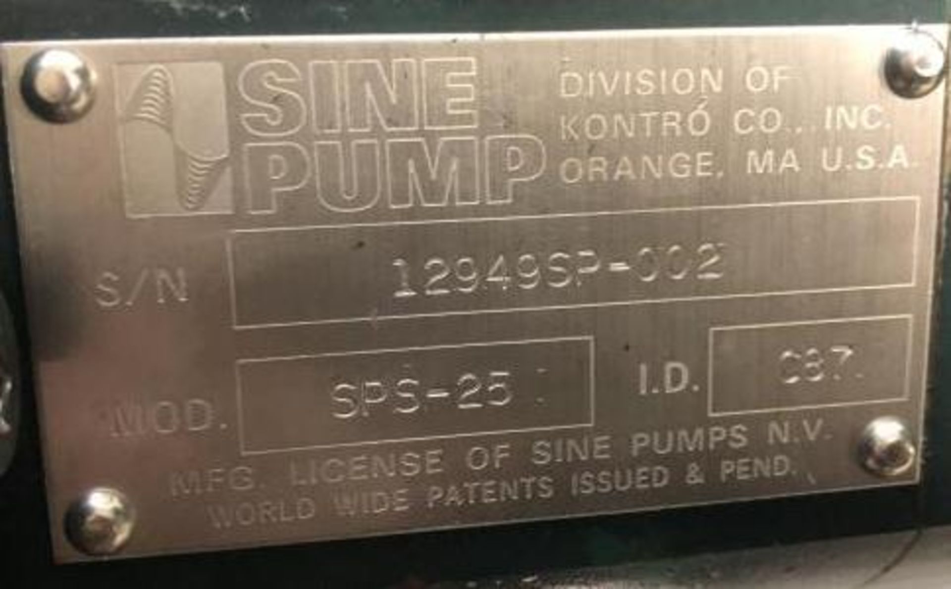 SINE PUMP - Image 3 of 8