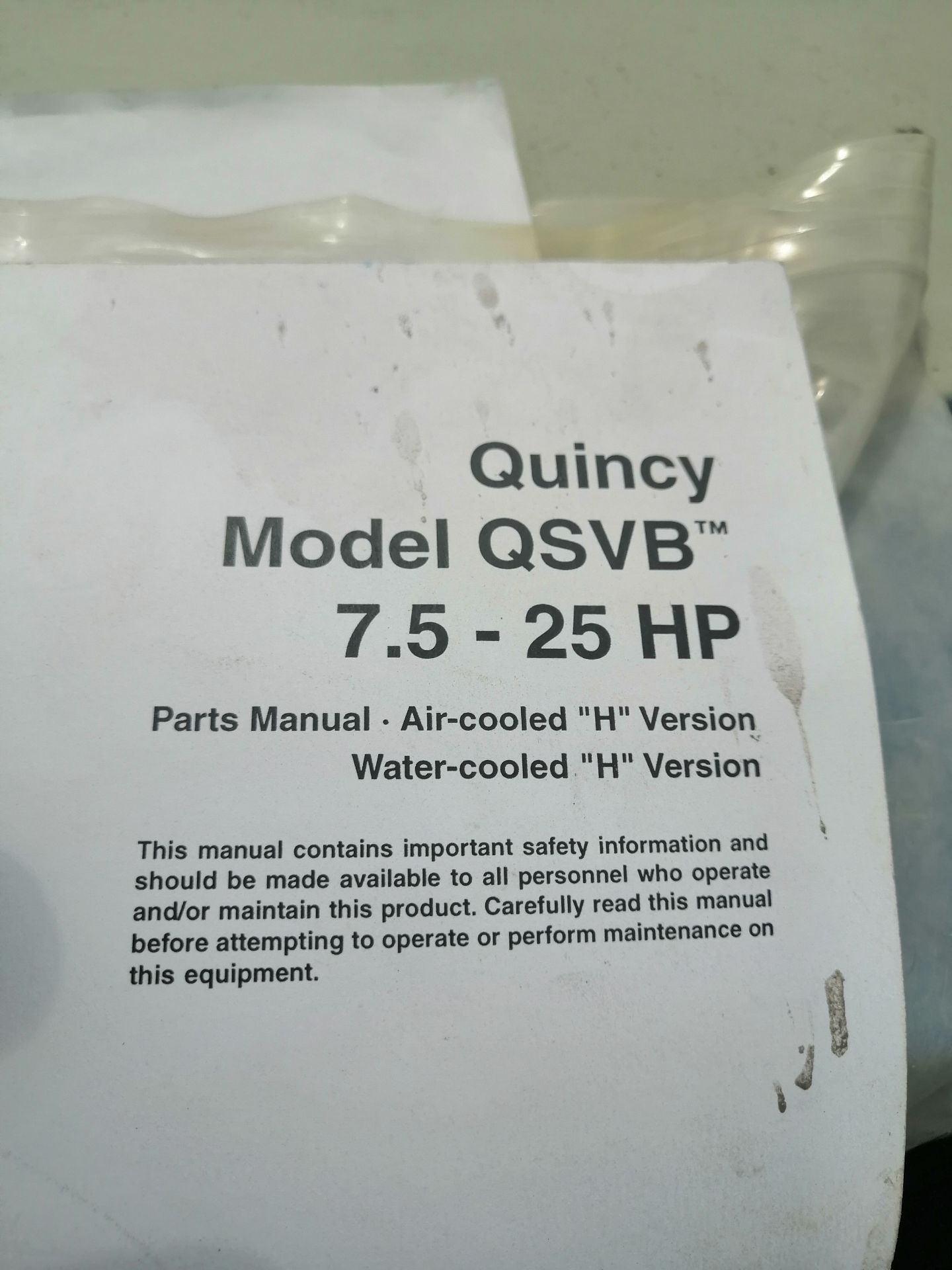 Quincy vacuum pumps Model QSVB 7.5 - 25 HP - Image 2 of 21