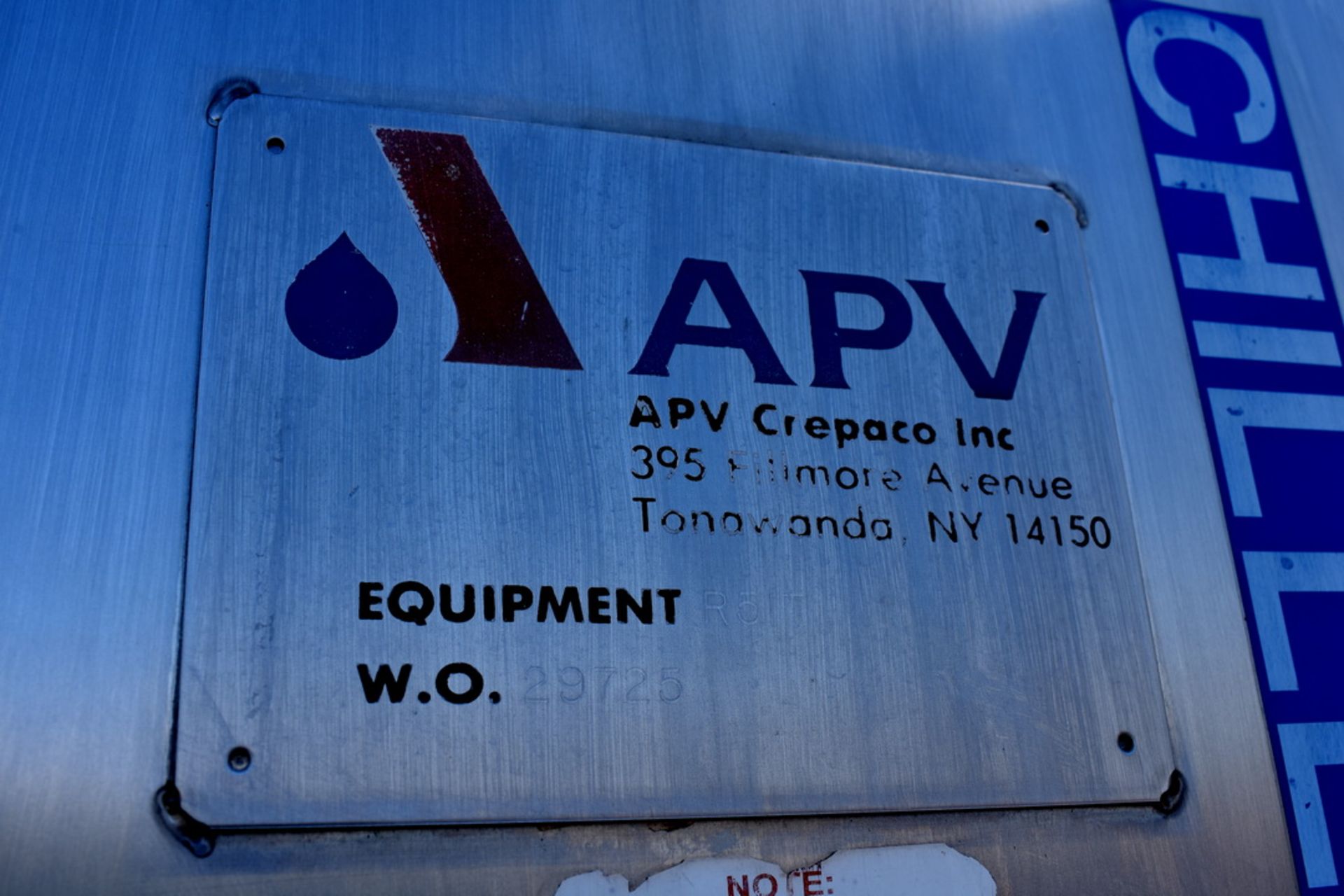 APV SANITARY PLATE HEAT EXCHANGER, APPROX. 1140 SQ.FT. Item Location : Laval  -MANUFACTURER:  APV - - Image 11 of 11