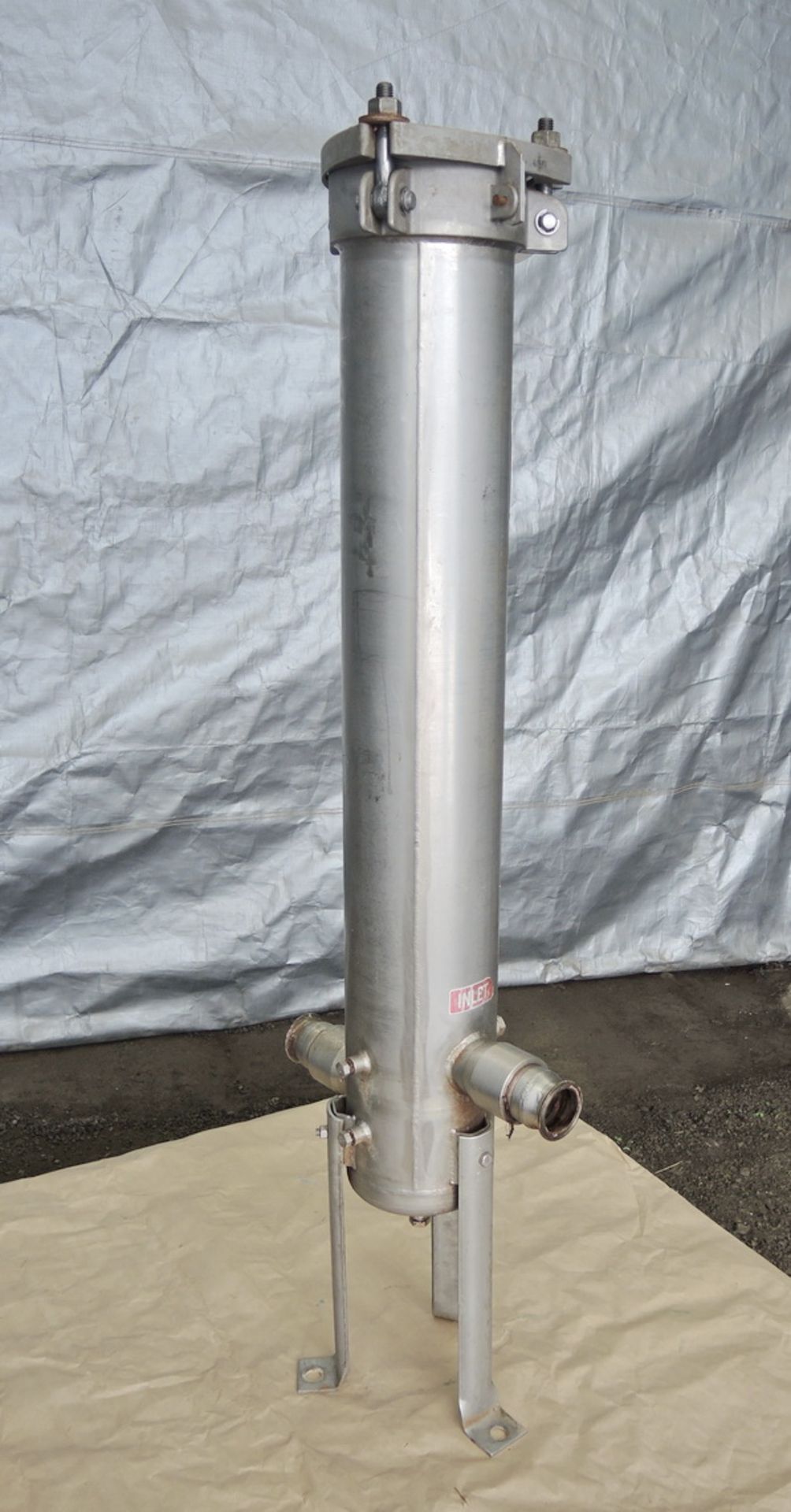 FILTER, CARTRIDGE TYPE, 2" INLET/OUTLET, 316L STAINLESS STEEL Item Location : Laval  -MAX PSI: - Image 2 of 5