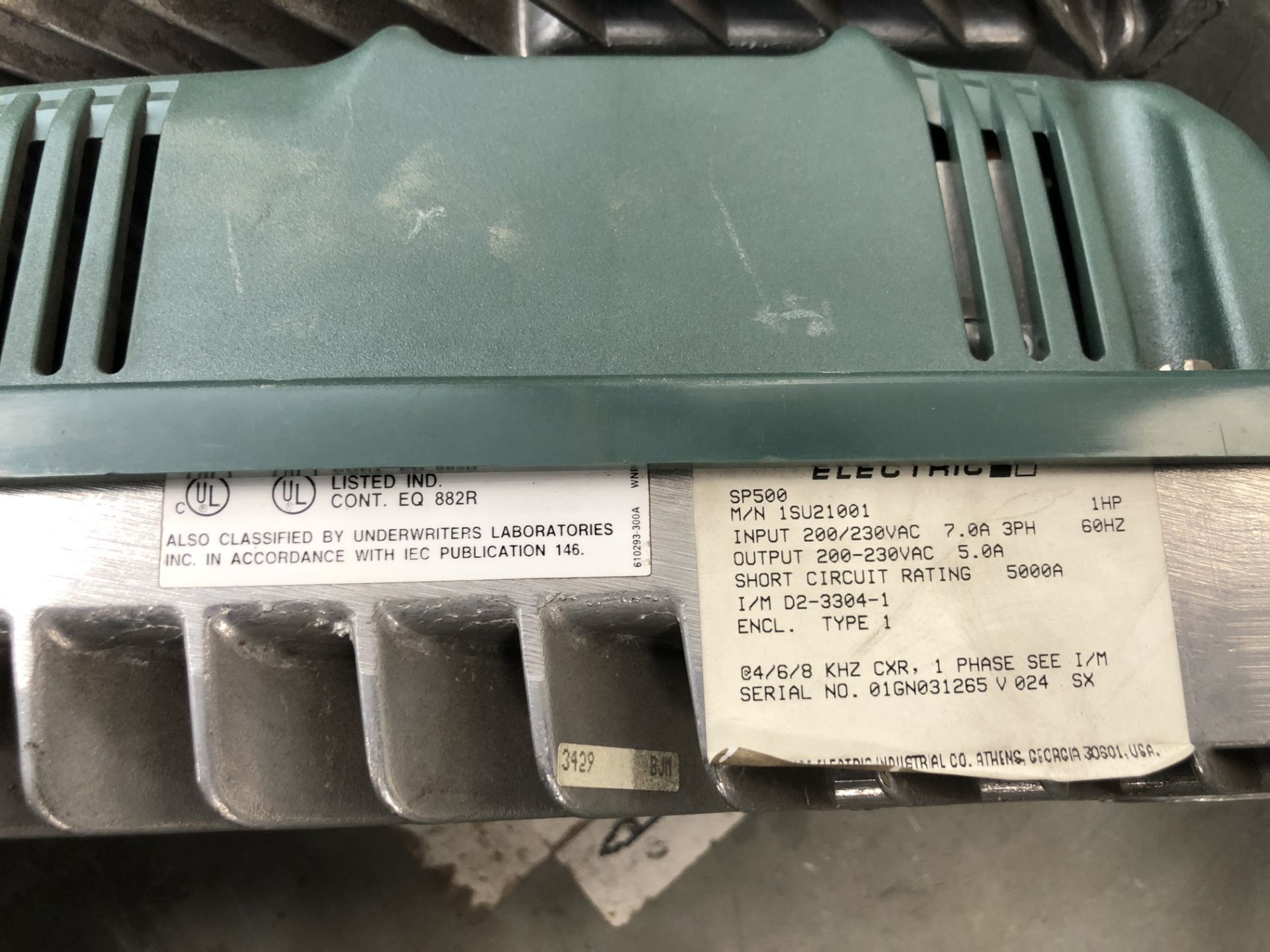 LOT OF 2 DRIVE RELIANCE ELECTRIC SP 500 Item location: Drummondville - Image 5 of 5