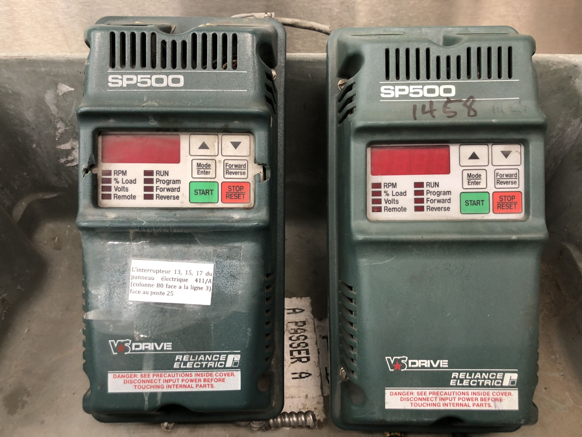 LOT OF 2 DRIVE RELIANCE ELECTRIC SP 500 Item location: Drummondville - Image 2 of 5