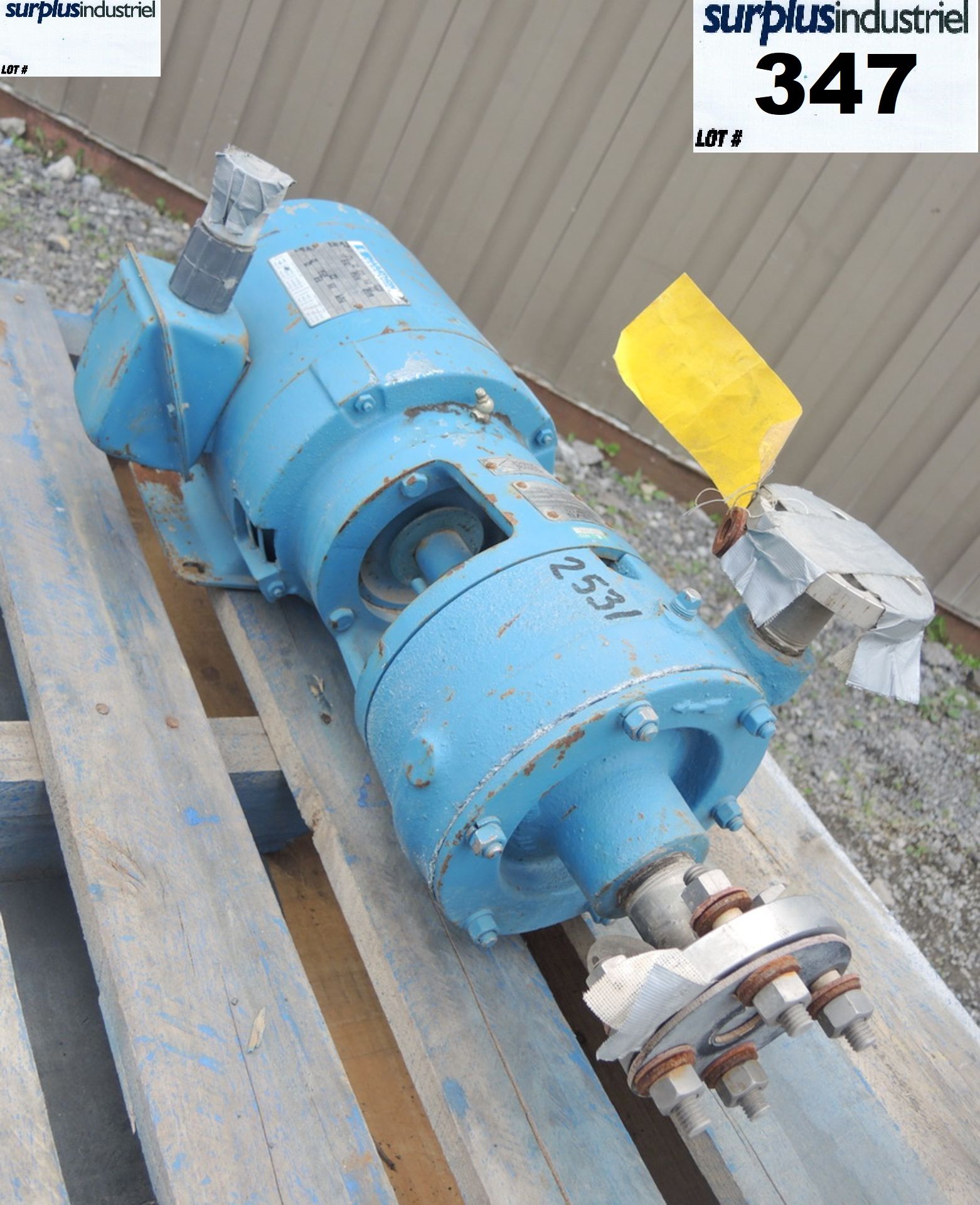 CENTRIFUGAL PUMP Item Location : Laval CENTRIFUGAL PUMP, 1" X 1.25" INLET & OUTLET,