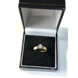 18ct gold diamond ring 3g