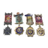 4 large silver R.A.O.B medals / jewels