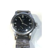 Rare Lemania WW2 dirty dozen military watch watch does tick in good used condition but no warranty