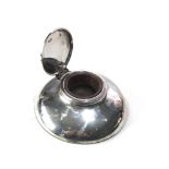 Hallmarked sterling silver inkwell