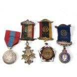 4 medals inc r.a.o.b , imperial service medal to charles ernest luff etc 3 silver and 1 other
