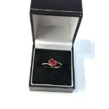 18ct gold ruby ring