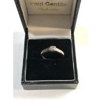18ct gold diamond ring, ring size approx N, weight approx 3.7g