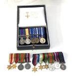 3 groups of miniature medals inc ww2 and first gulf war etc