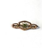 9ct gold brooch 1.7g