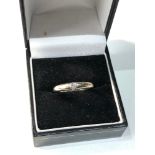 Russian 14ct gold diamond ring weight 2.8g