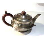 Antique batchelor silver tea pot Birmingham silver hallmarks weight 250g