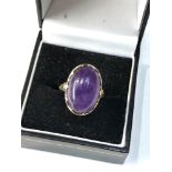 14ct gold amethyst ring 3.9g