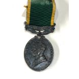 G V1 territorial medal to3187244 pte j allan k.o.s.b