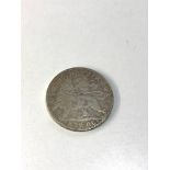 Ethiopian silver one Birr crown coin