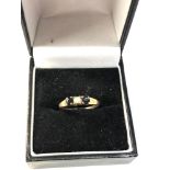 9ct gold sapphire and opal ring