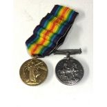 2 ww1 medals war medal to 2106 pte w.norris royal highlander te victory to t-327800 pte f ward a.s.c