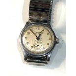 City Bravur Vintage Swiss for German Army 1940,s WII Military style Wristwatch in good condition