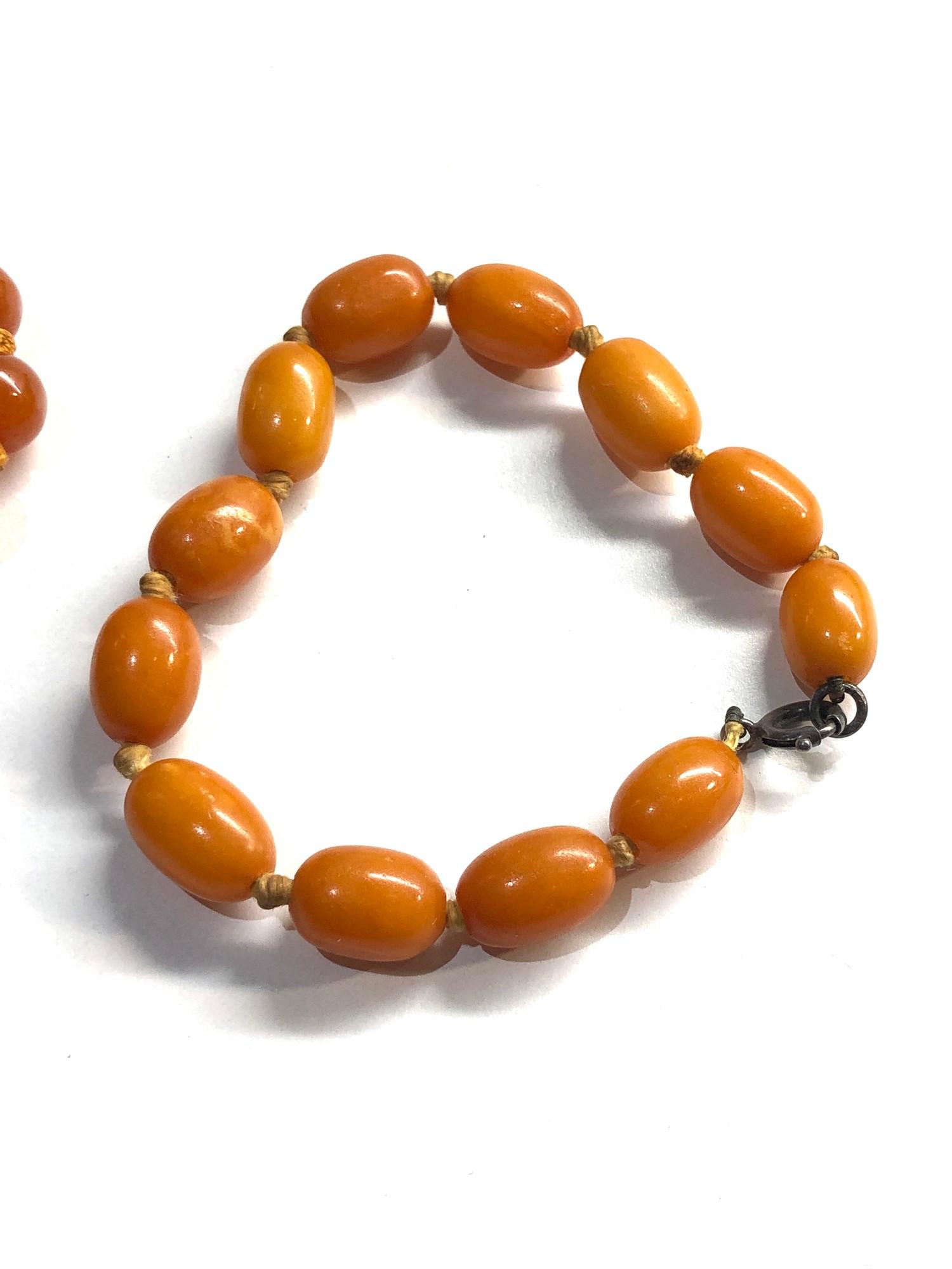 2 butterscotch amber bracelets 14.5g - Image 3 of 3
