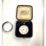 Silver ladies pocket watch