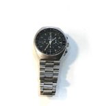 Omega Speedmaster professional mark 11 gents vintage wristwatch used condition glass chipped and