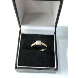 Vintage 18ct gold diamond ring