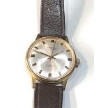 Vintage J.W.Benson London gents wristwatch watch will tick when shaken but stops in good used