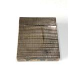 Vintage silver cigar box weight 120g