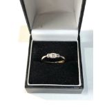 Antique 18ct gold diamond ring