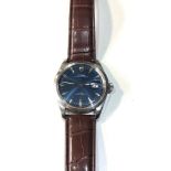 Vintage oversize Rolex Tudor Prince Oysterdate vintage Mens 37mm stainless steel wristwatch in