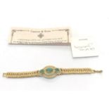 Camrose and Kross stone set bracelet, certification of a reproduction of the jewellery worn by