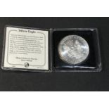 1995 Silver eagle dollar 1oz fine silver