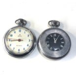 2 vintage smiths pocket watches both are ticking in good condition but no warranty is given