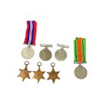 7 WW2 medals including Africa star, 1939-45 stars etc