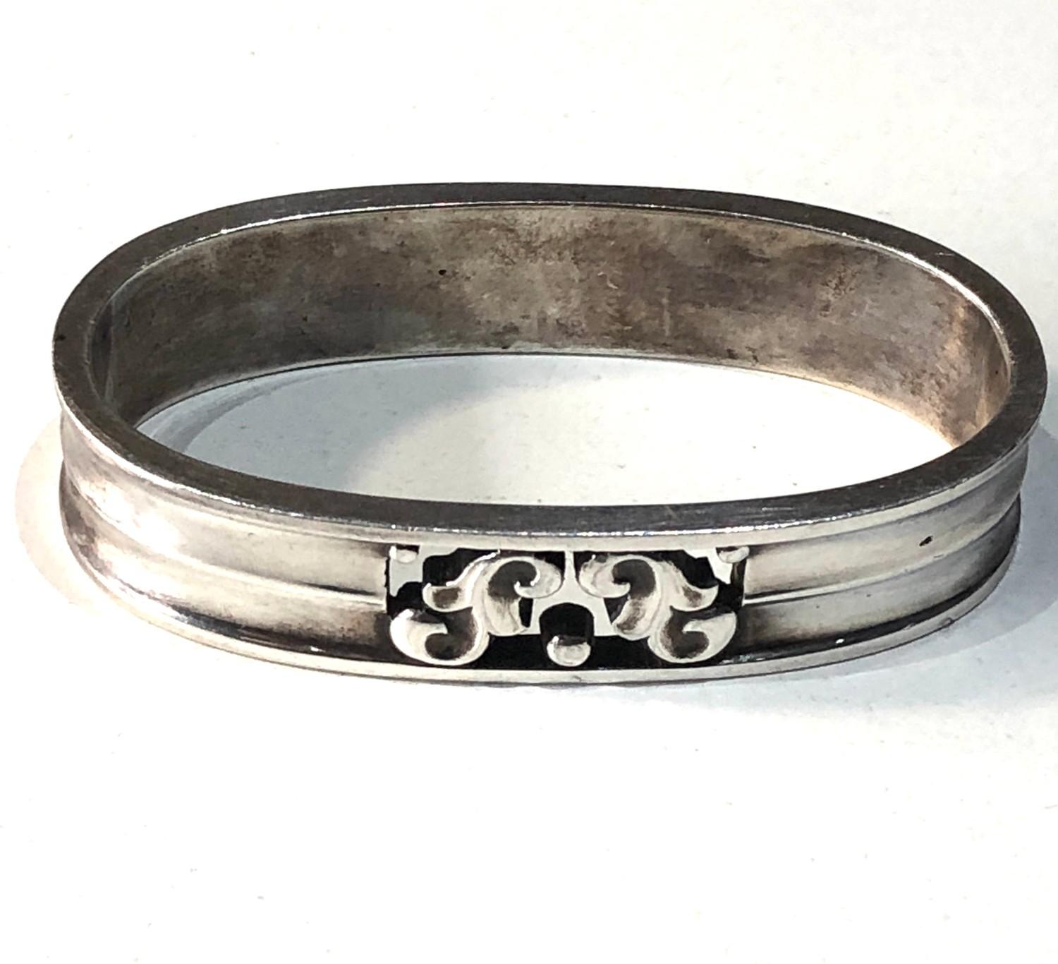 Georg Jensen silver napkin ring No110a in good condition