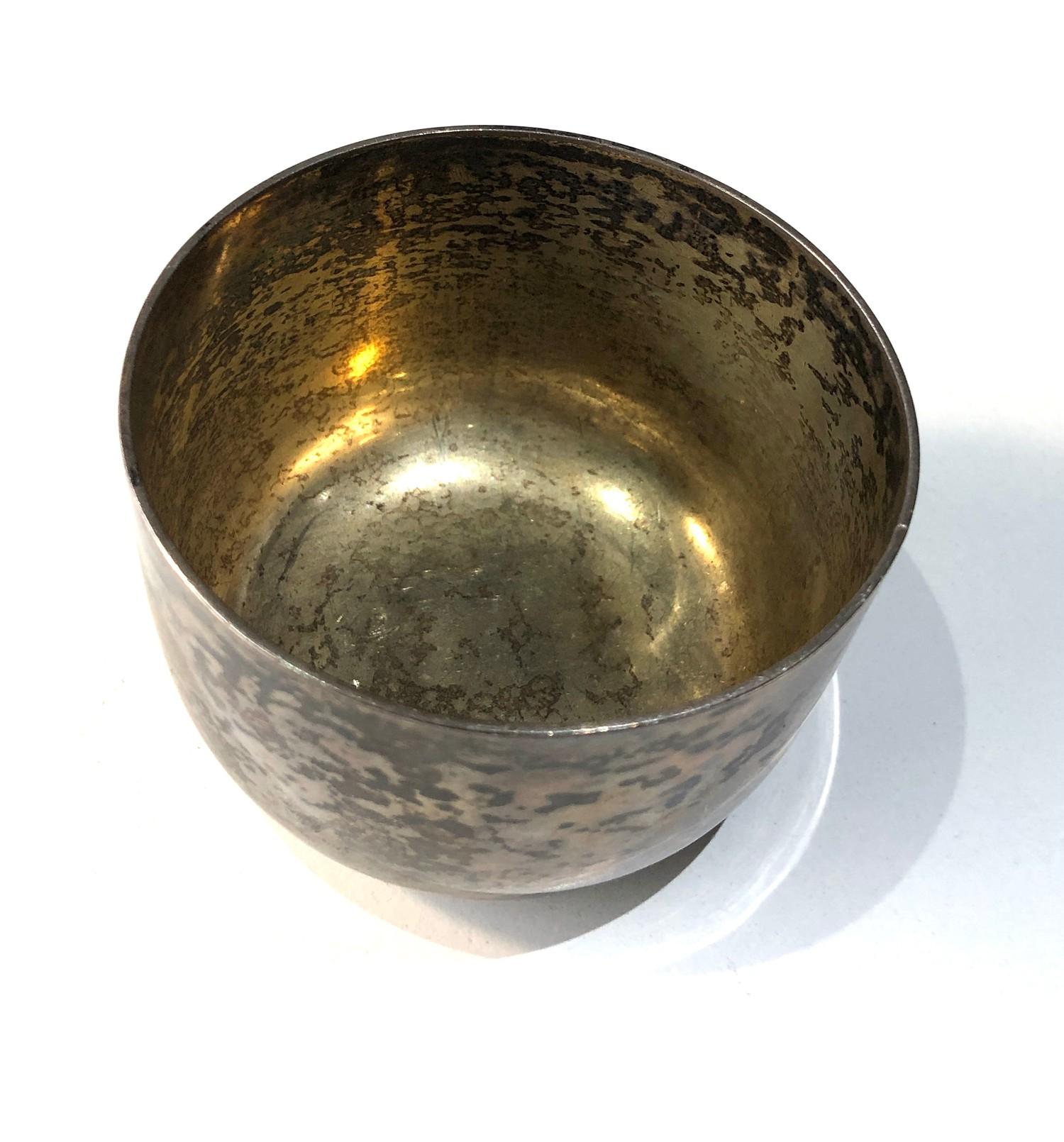 Victorian silver bowl london silver hallmarks measures approx 7.5cm dia by height 5cm weight 116g - Image 2 of 5