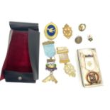 8 Masonic jewels medals