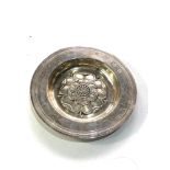 Vintage silver dish London silver hallmarks measures approx 12cm dia weight 104g