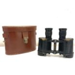 WW2 British military / Kiershaw cased binoculars dated 1944