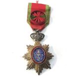 Rare Military order / medal the royal order of Cambodia hallmarked on back measures approx 8cm by