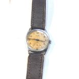 Vintage Rolex tudor wristwatch case measures approx 31mm dia watch is ticking missing second hand
