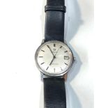 Vintage gents stainless steel Omega automatic seamaster wristwatch working order but no warranty