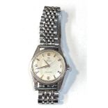 Vintage stainless steel gents Omega automatic seamaster wristwatch non working order
